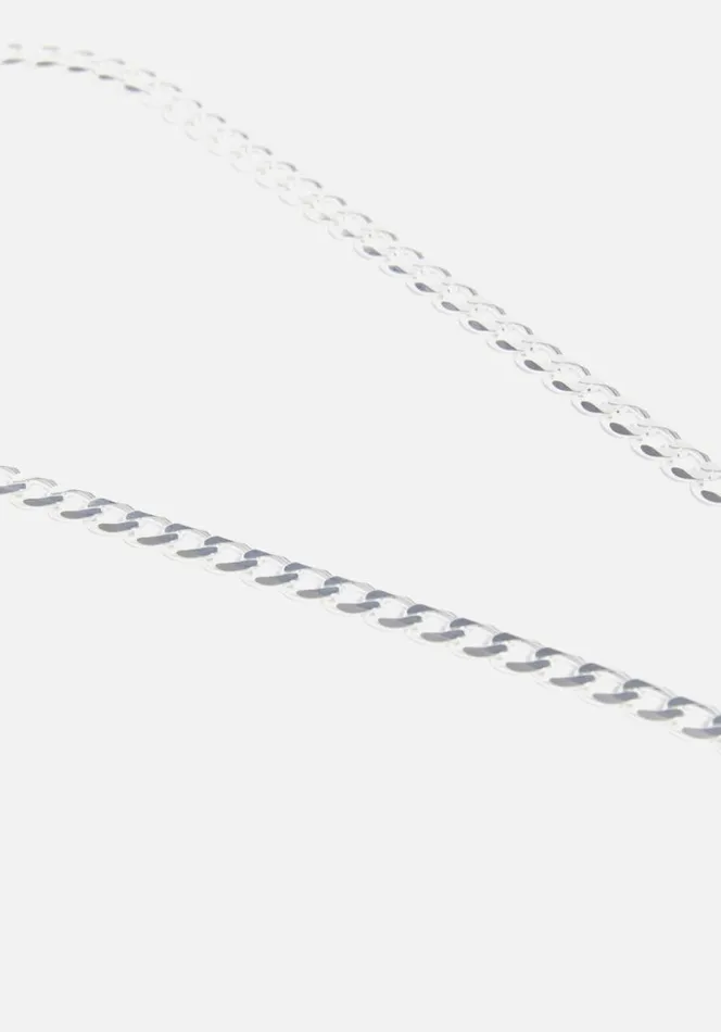 Shop MKI HEAVY CURB NECKLACE Silver MKI MIYUKI ZOKU Jewellery