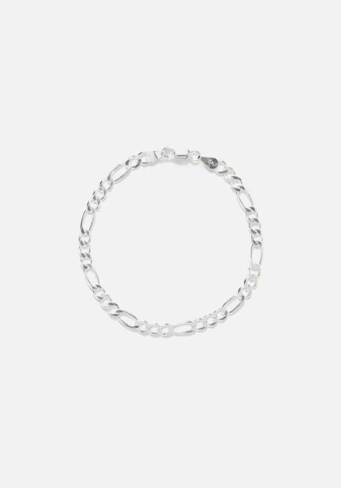 Shop MKI HEAVY FIGARO BRACELET Silver MKI MIYUKI ZOKU Jewellery