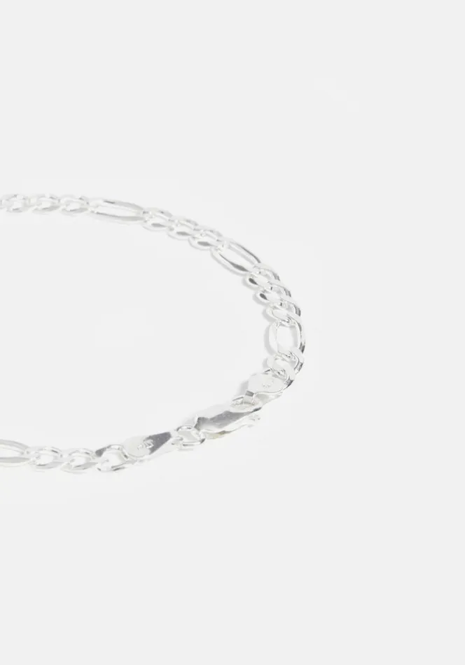 Shop MKI HEAVY FIGARO BRACELET Silver MKI MIYUKI ZOKU Jewellery