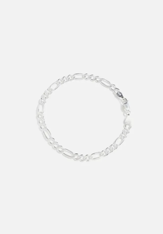 Shop MKI HEAVY FIGARO BRACELET Silver MKI MIYUKI ZOKU Jewellery