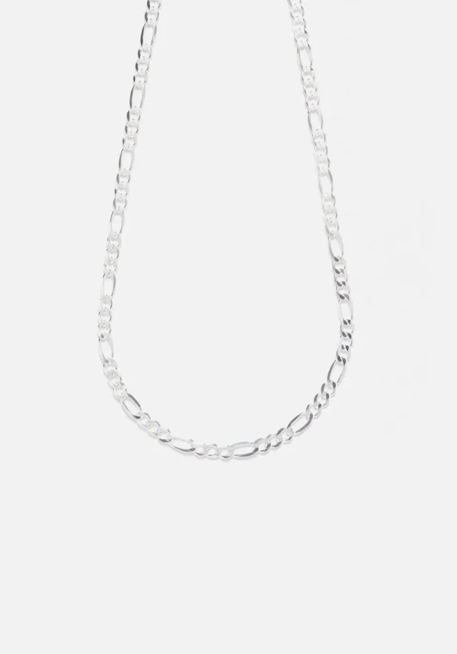 Shop MKI HEAVY FIGARO NECKLACE Silver MKI MIYUKI ZOKU Jewellery