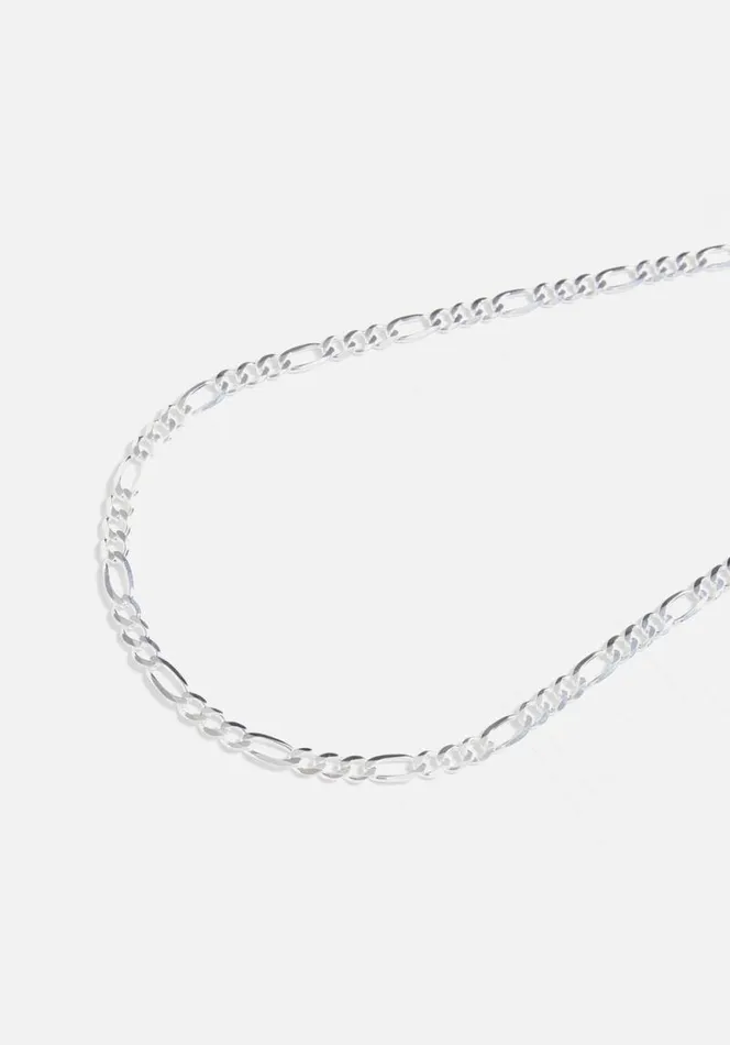 Shop MKI HEAVY FIGARO NECKLACE Silver MKI MIYUKI ZOKU Jewellery