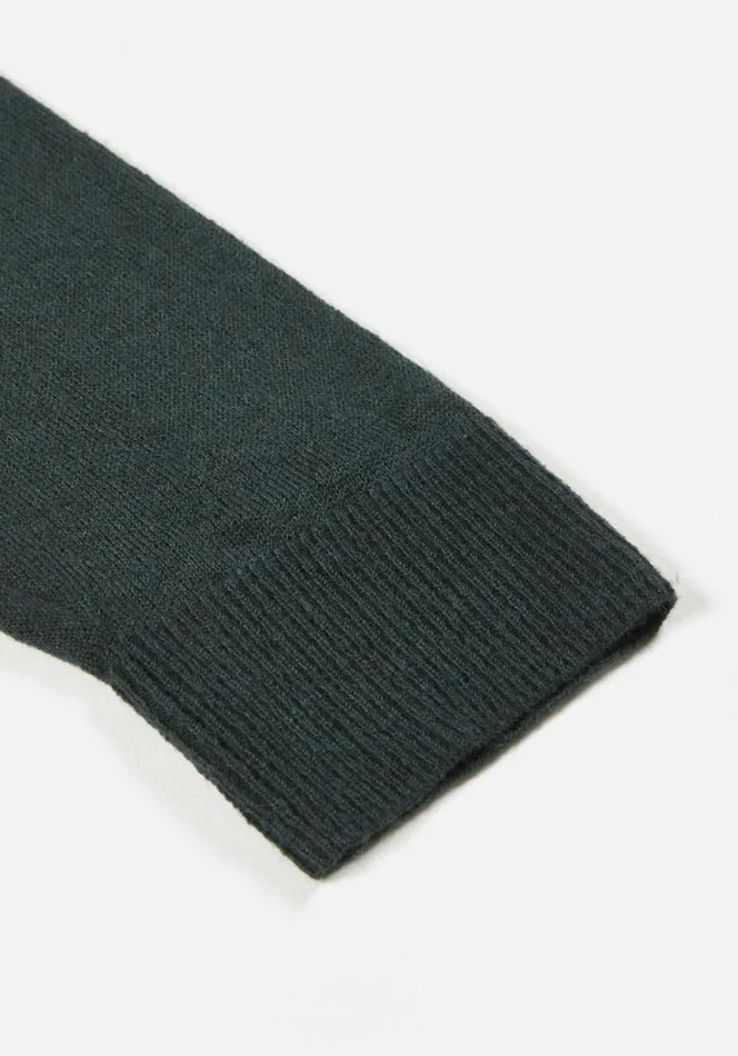 Shop MKI LIGHTWEIGHT MOHAIR KNIT CREWNECK Green MKI MIYUKI ZOKU Knitwear