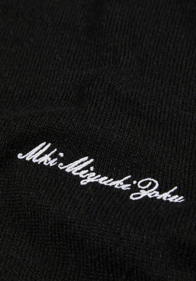 Shop MKI LIGHTWEIGHT MOHAIR KNIT SHORTS Black MKI MIYUKI ZOKU Shorts