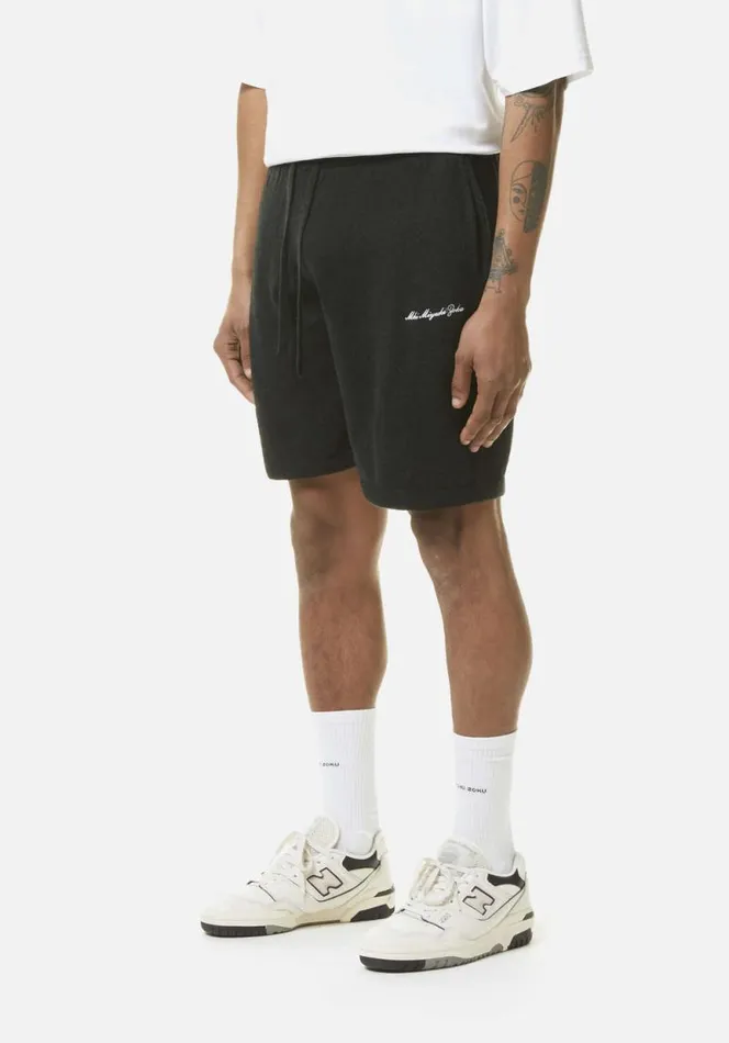 Shop MKI LIGHTWEIGHT MOHAIR KNIT SHORTS Black MKI MIYUKI ZOKU Shorts