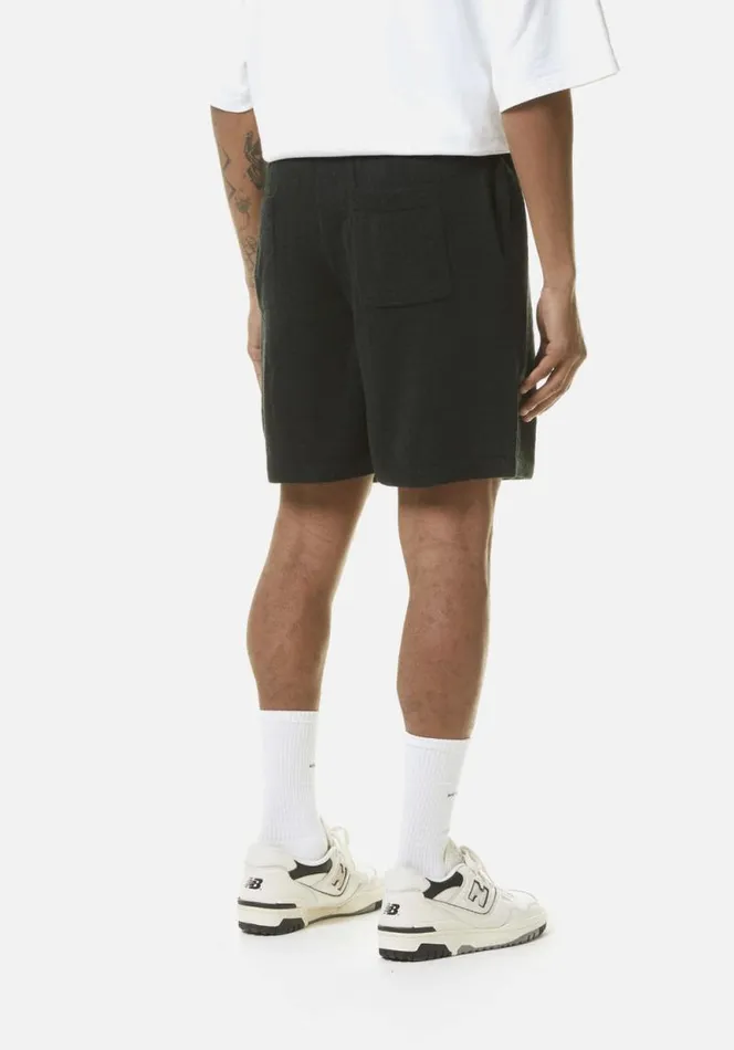 Shop MKI LIGHTWEIGHT MOHAIR KNIT SHORTS Black MKI MIYUKI ZOKU Shorts