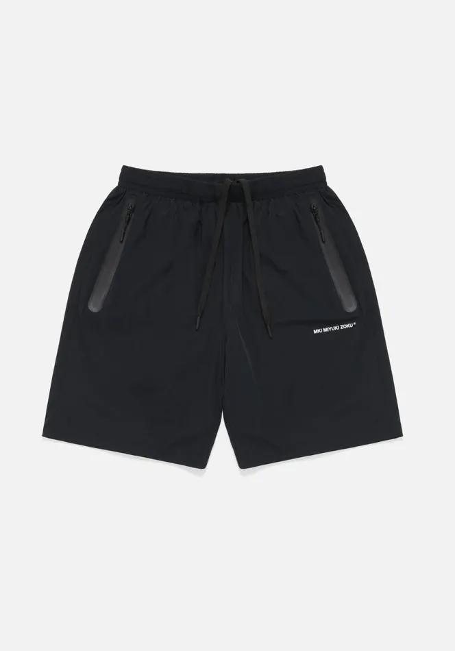 Shop MKI LIGHTWEIGHT SHELL TRACK SHORTS Black MKI MIYUKI ZOKU Shorts