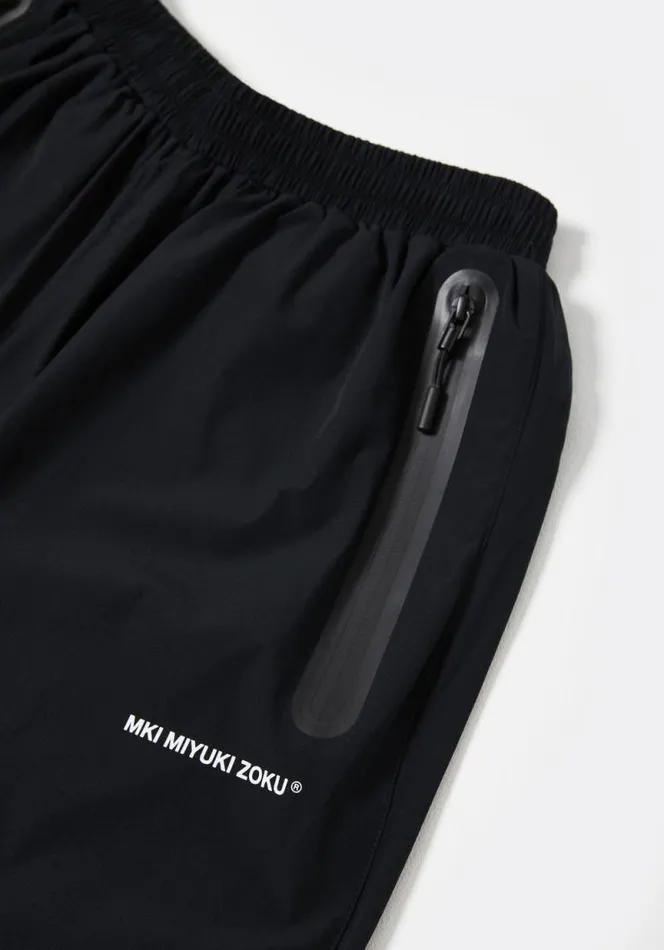 Shop MKI LIGHTWEIGHT SHELL TRACK SHORTS Black MKI MIYUKI ZOKU Shorts