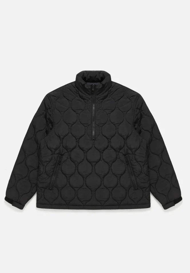 Shop MKI LINER QUARTER ZIP Black MKI MIYUKI ZOKU Outerwear
