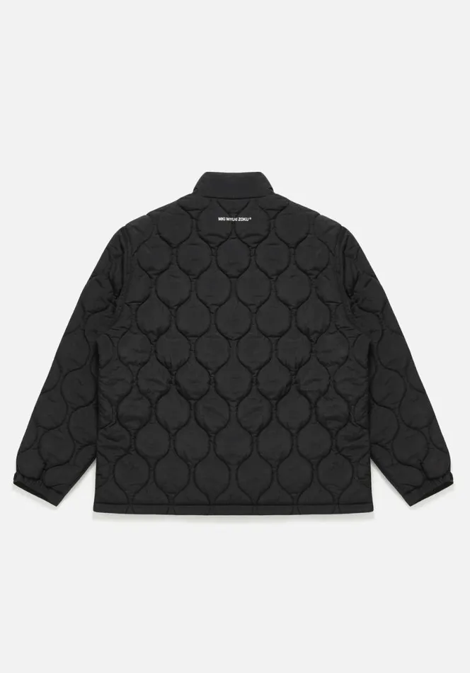 Shop MKI LINER QUARTER ZIP Black MKI MIYUKI ZOKU Outerwear