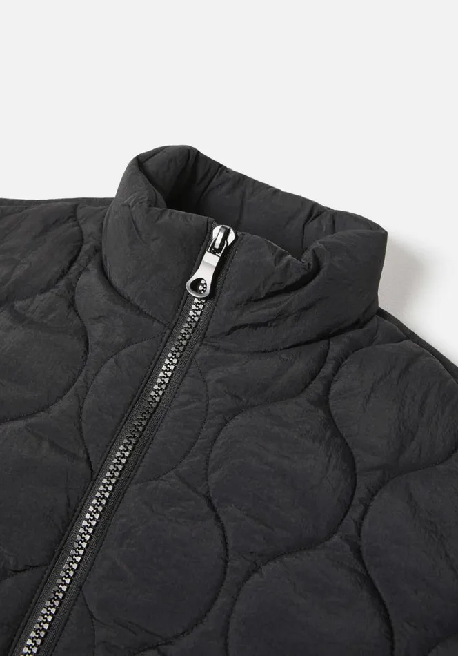 Shop MKI LINER QUARTER ZIP Black MKI MIYUKI ZOKU Outerwear
