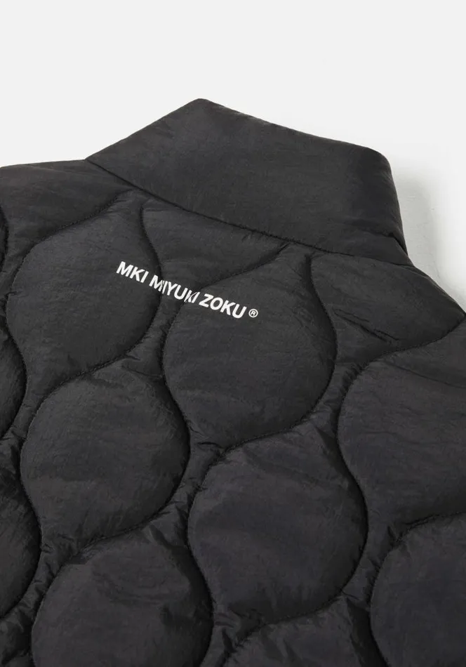 Shop MKI LINER QUARTER ZIP Black MKI MIYUKI ZOKU Outerwear