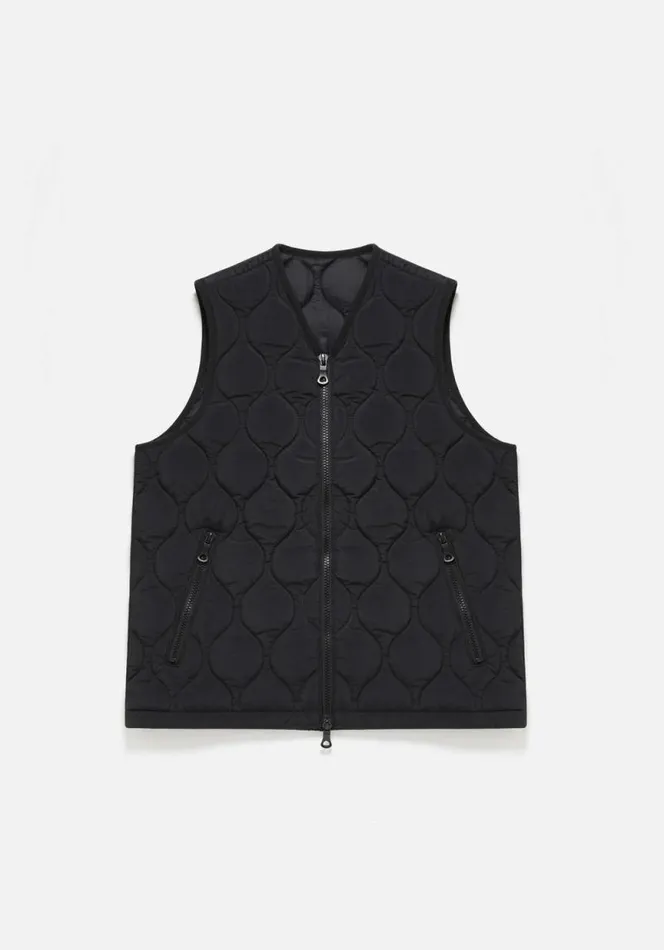 Shop MKI LINER VEST Black MKI MIYUKI ZOKU Outerwear