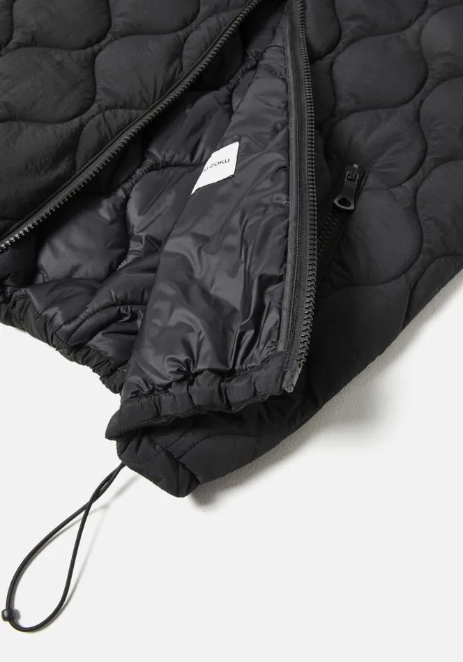 Shop MKI LINER VEST Black MKI MIYUKI ZOKU Outerwear