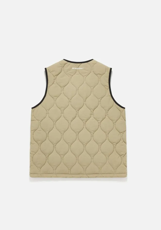 Shop MKI LINER VEST Khaki MKI MIYUKI ZOKU Outerwear