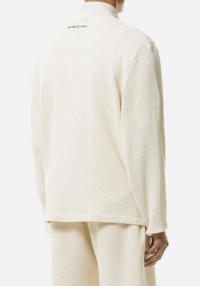 Shop MKI LOOSE WEAVE TRACK JACKET Raw MKI MIYUKI ZOKU Outerwear