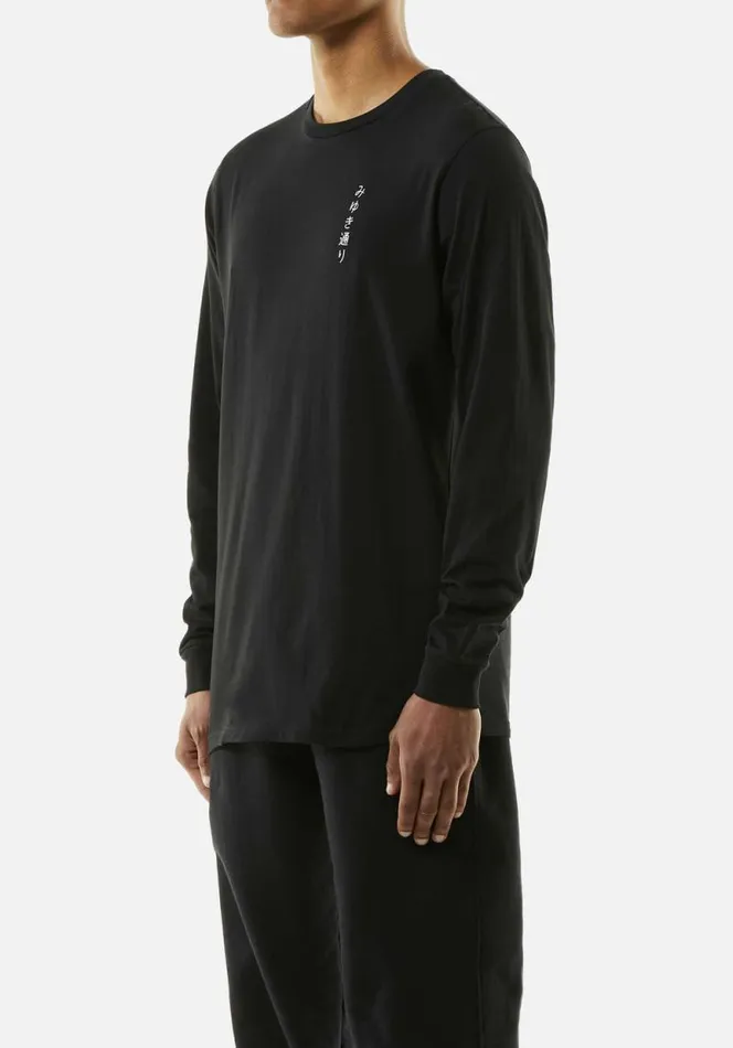 Shop MKI MIYUKI STREET LONGSLEEVE Black MKI MIYUKI ZOKU TShirts