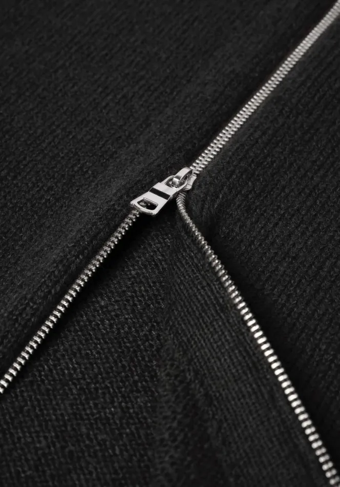 Shop MKI MOHAIR BLEND KNIT TRACK JACKET Black MKI MIYUKI ZOKU Knitwear