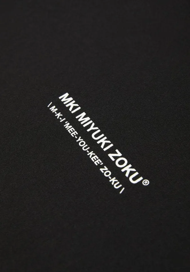 Shop MKI PHONETIC LONGSLEEVE Black MKI MIYUKI ZOKU TShirts