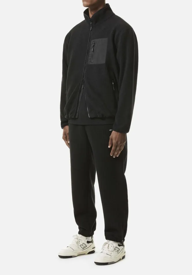 Shop MKI POLAR FLEECE TRACK PANTS Black MKI MIYUKI ZOKU Trousers