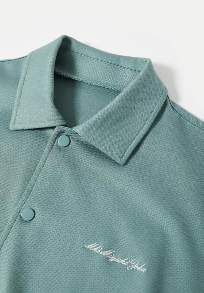 Shop MKI POLY COACH JACKET Seafoam MKI MIYUKI ZOKU Outerwear