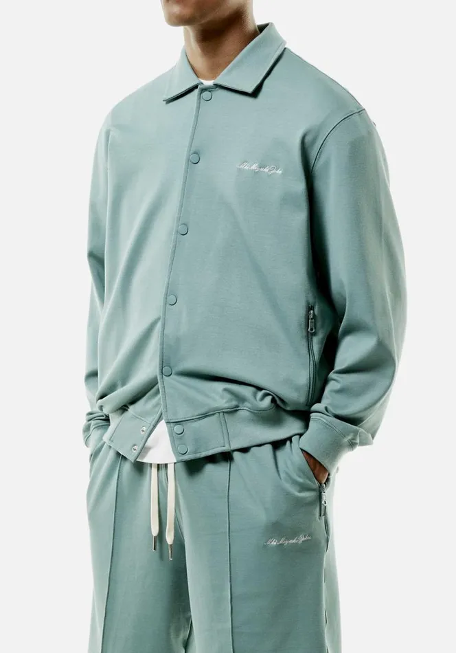 Shop MKI POLY COACH JACKET Seafoam MKI MIYUKI ZOKU Outerwear
