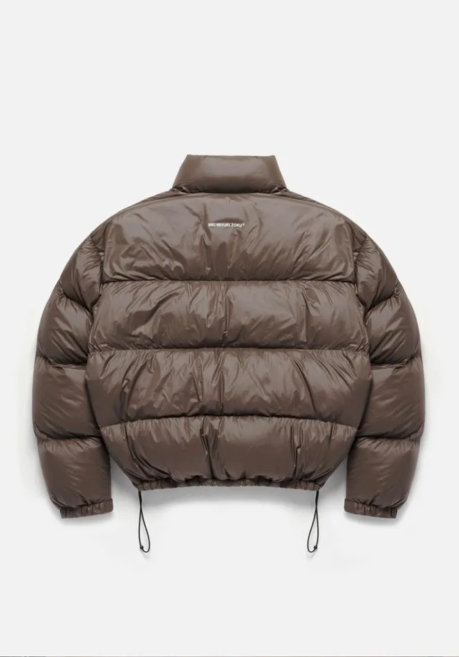 Shop MKI RIPSTOP BUBBLE JACKET Brown MKI MIYUKI ZOKU Outerwear