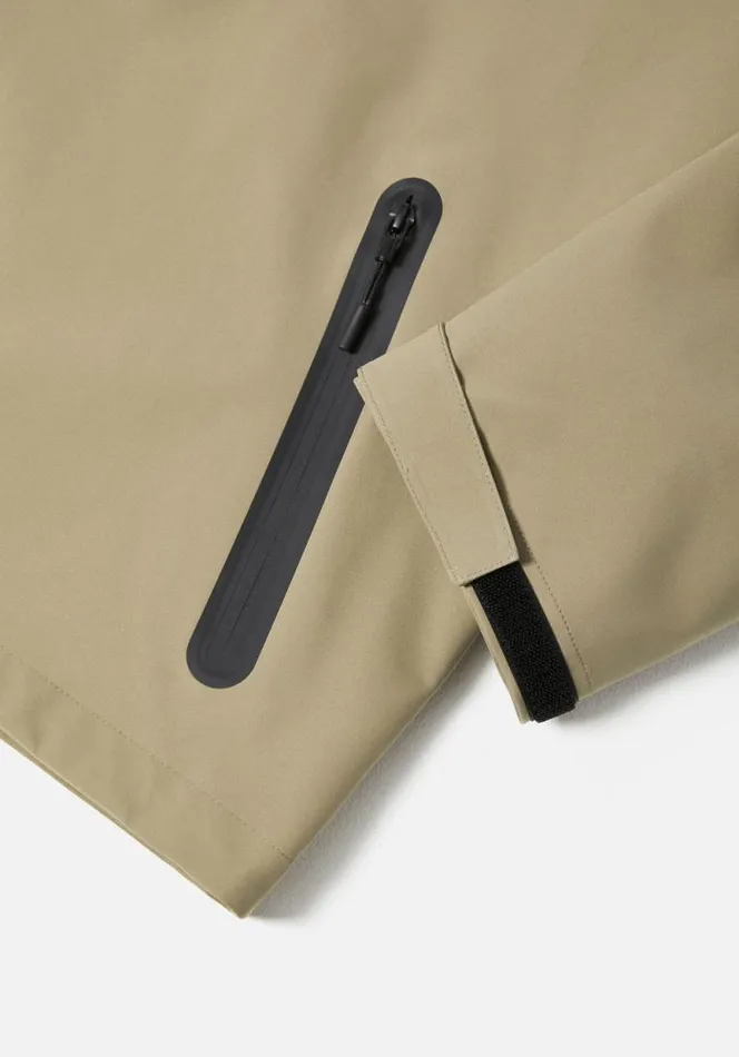 Shop MKI SHELL QUARTER ZIP Khaki MKI MIYUKI ZOKU Outerwear