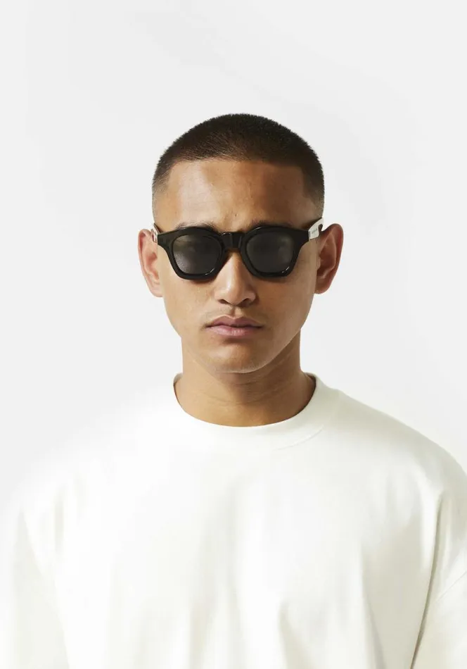 Shop MKI SQUARE ACETATE SUNGLASSES Black MKI MIYUKI ZOKU Eyewear Shop MKI SQUARE ACETATE SUNGLASSES Black MKI MIYUKI ZOKU Eyewear