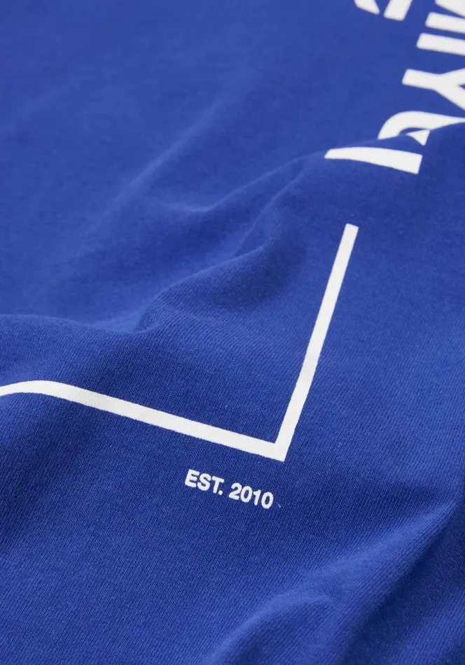 Shop MKI SQUARE LONGSLEEVE Royal Blue MKI MIYUKI ZOKU TShirts