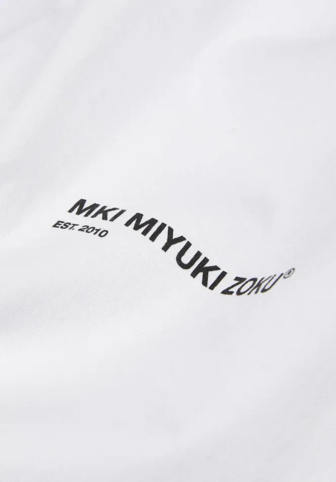 Shop MKI SQUARE LONGSLEEVE White MKI MIYUKI ZOKU TShirts