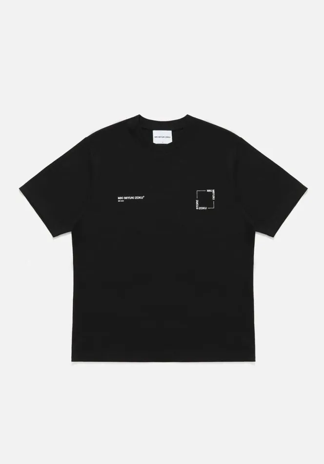 Shop MKI SQUARE TSHIRT Black MKI MIYUKI ZOKU TShirts