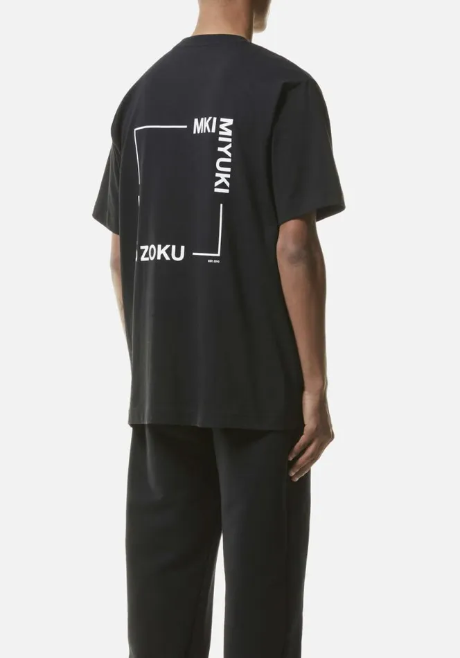 Shop MKI SQUARE TSHIRT Black MKI MIYUKI ZOKU TShirts