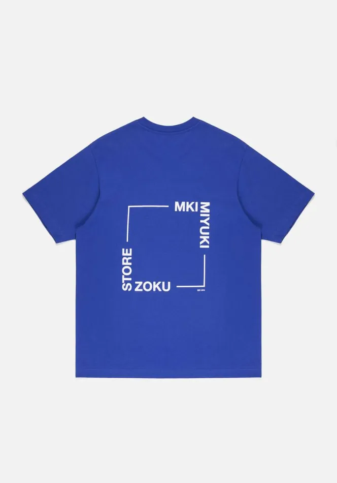 Shop MKI SQUARE TSHIRT Royal Blue MKI MIYUKI ZOKU TShirts