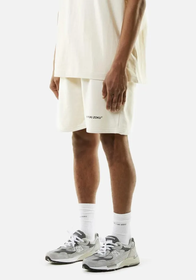 Shop MKI STAPLE SHORTS Ecru MKI MIYUKI ZOKU Shorts