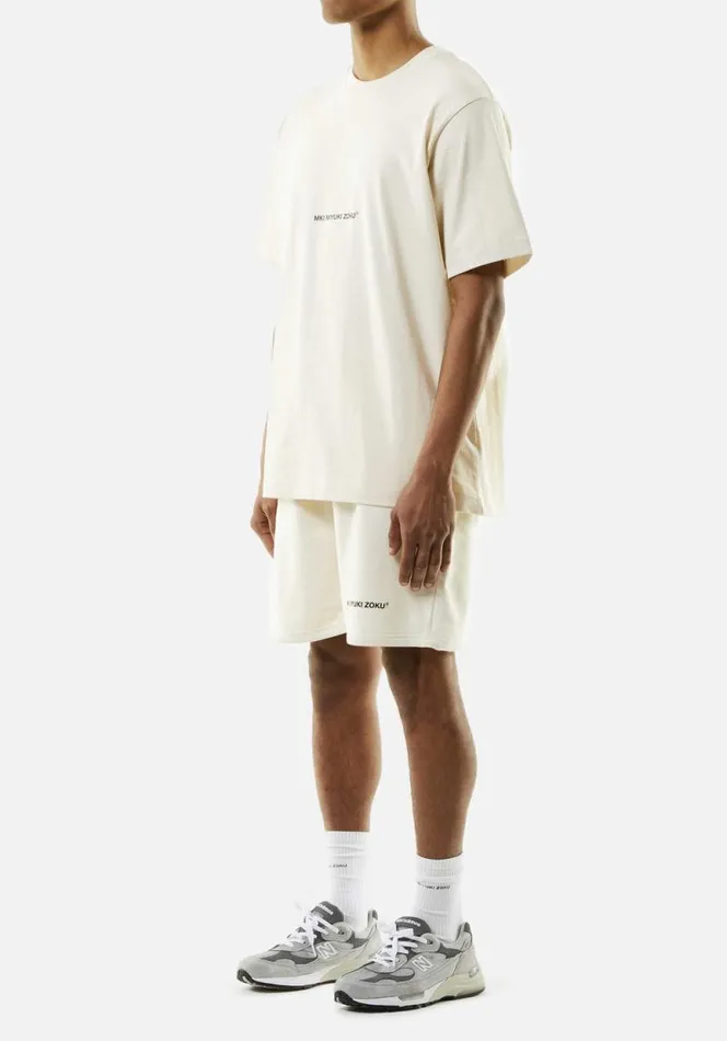 Shop MKI STAPLE SHORTS Ecru MKI MIYUKI ZOKU Shorts
