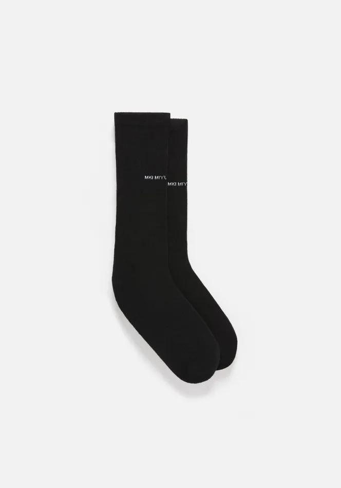 Shop MKI STAPLE SOCKS Black MKI MIYUKI ZOKU Socks