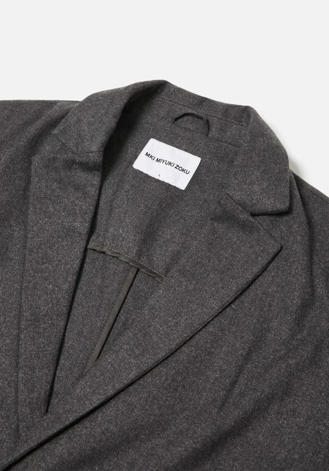 Shop MKI SUIT JACKET Charcoal MKI MIYUKI ZOKU Outerwear