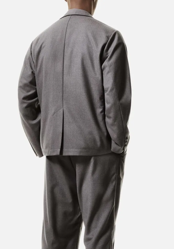 Shop MKI SUIT JACKET Charcoal MKI MIYUKI ZOKU Outerwear