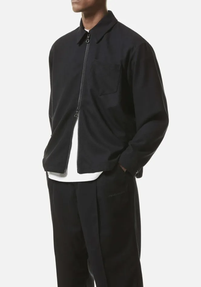 Shop MKI SUIT ZIP SHIRT Black MKI MIYUKI ZOKU Shirts