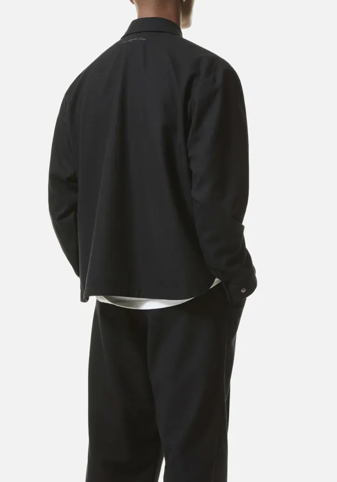 Shop MKI SUIT ZIP SHIRT Black MKI MIYUKI ZOKU Shirts