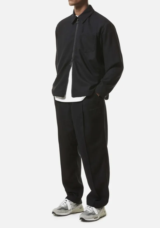 Shop MKI SUIT ZIP SHIRT Black MKI MIYUKI ZOKU Shirts