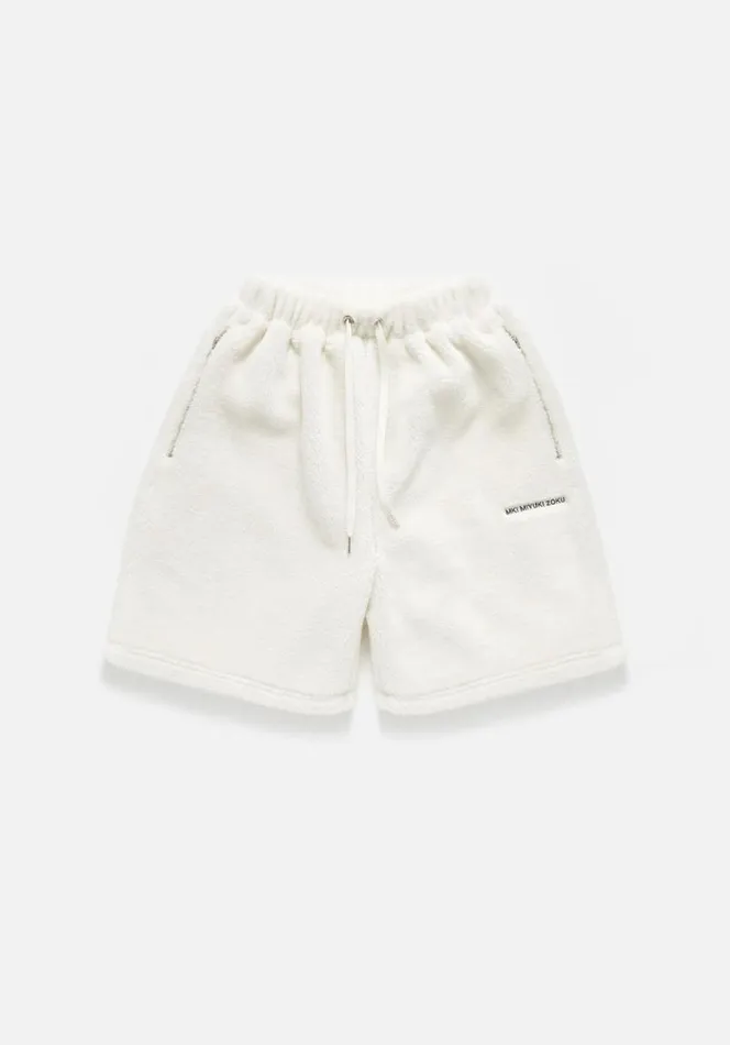 Shop MKI V2 SHERPA SHORTS Off White MKI MIYUKI ZOKU Shorts