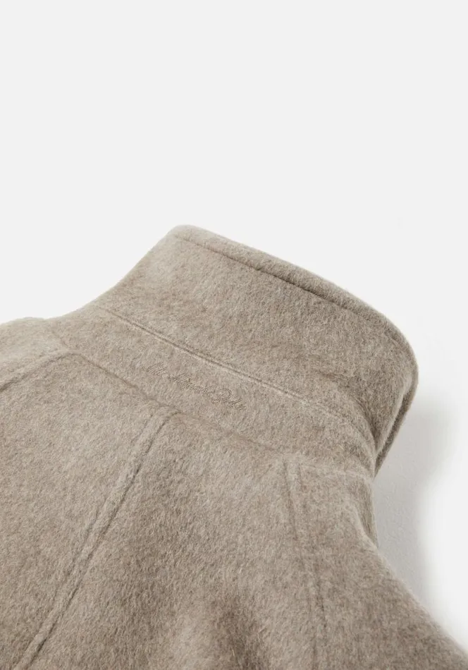 Shop MKI WOOL CAR COAT Sand MKI MIYUKI ZOKU Outerwear