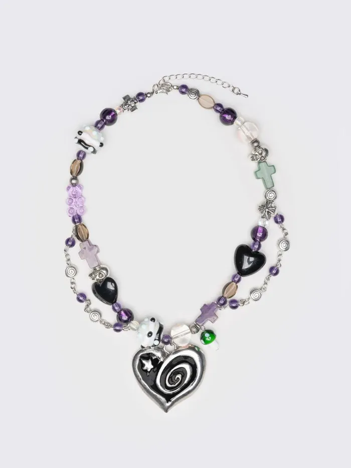 Shop Never Ending Love Beaded Necklace Minga London Accessories Shop Never Ending Love Beaded Necklace Minga London Accessories