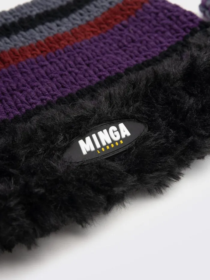 Shop North Star Purple Tie Knit Hat Minga London Accessories Shop North Star Purple Tie Knit Hat Minga London Accessories