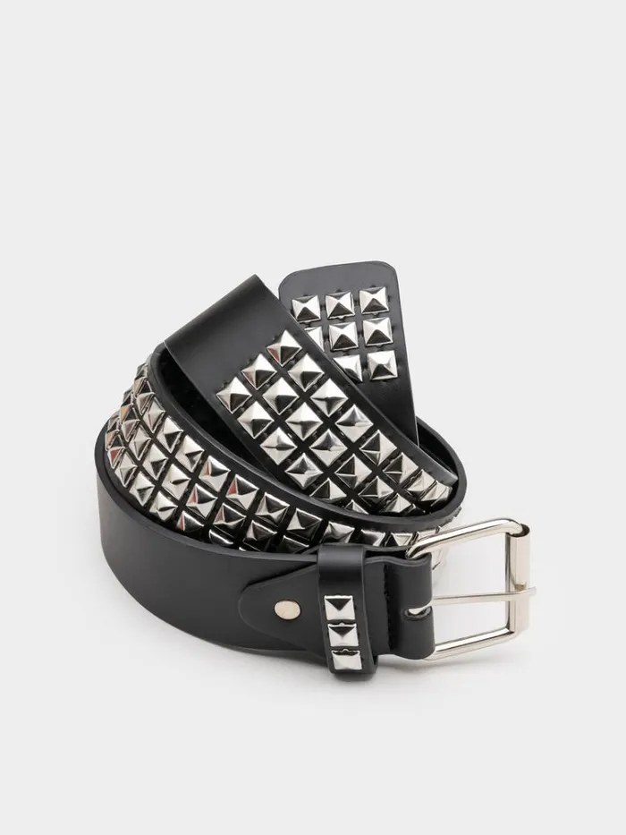 Shop Punk Girl Studded Buckle Belt Minga London Accessories