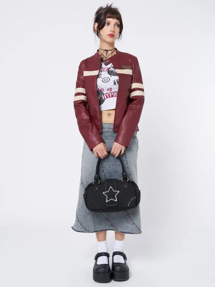 Shop Star Girl Black Y2k Handbag Minga London Accessories