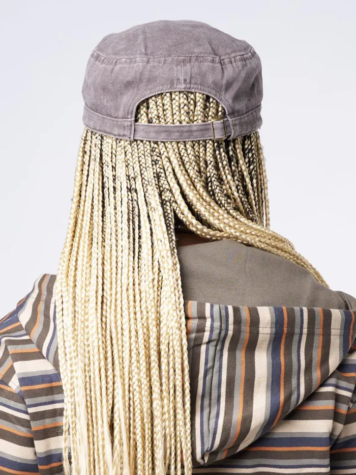 Shop Star Studded Brown Minga Military Cap Minga London Accessories
