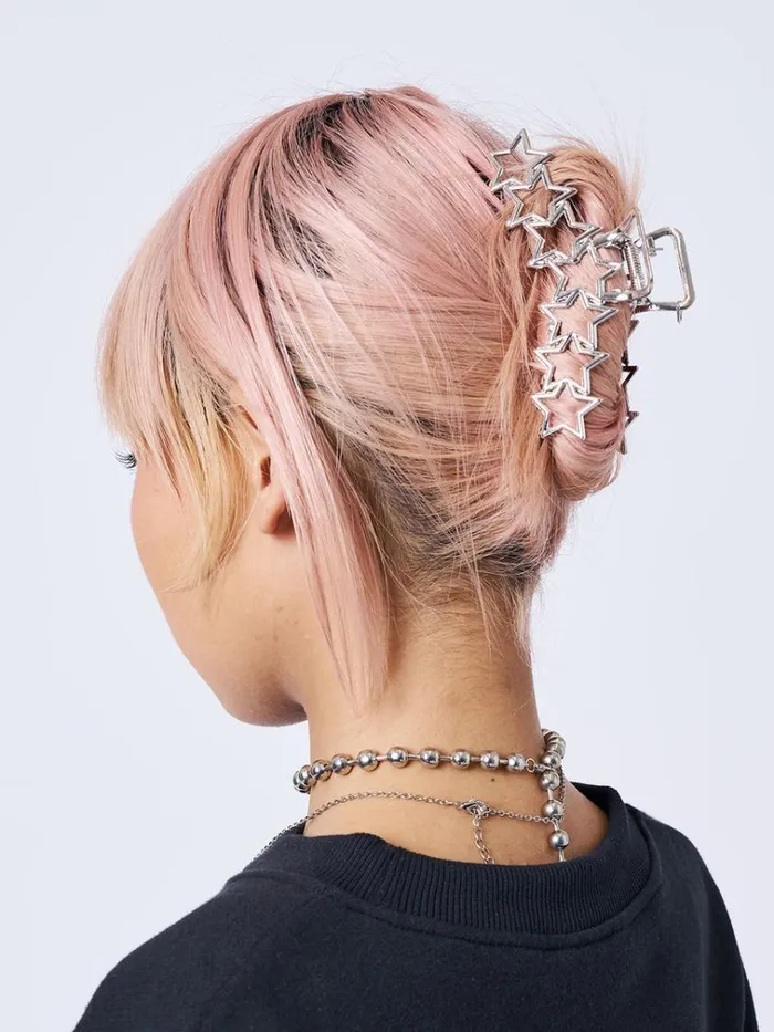 Shop Stars Aligned Silver Claw Clip Minga London Accessories